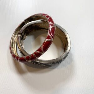 Ann Taylor Magnetic Strip Bangles set of 2